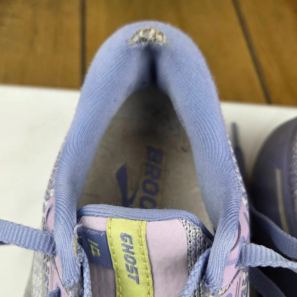 Brooks Ghost 14 Womens Running Shoes Purple Lavender 1203561B566 Size 6.5 B